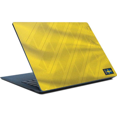 Sweden Soccer Flag Surface Laptop Skin